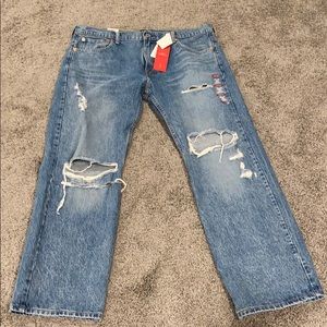LEVI STRAUSS & CO. Destroyed Jeans-Unisex
